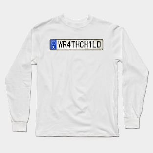 Wrathchild - License Plate Long Sleeve T-Shirt